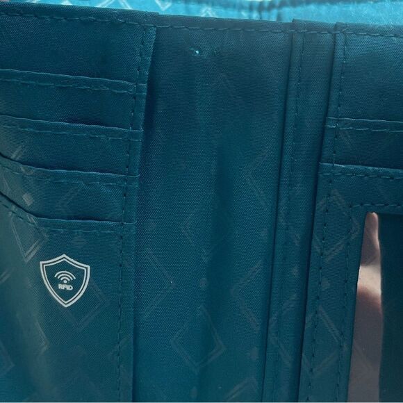 Vera Bradley Haymarket Paisley Jewel Cotton Euro Wallet - Picture 10 of 15